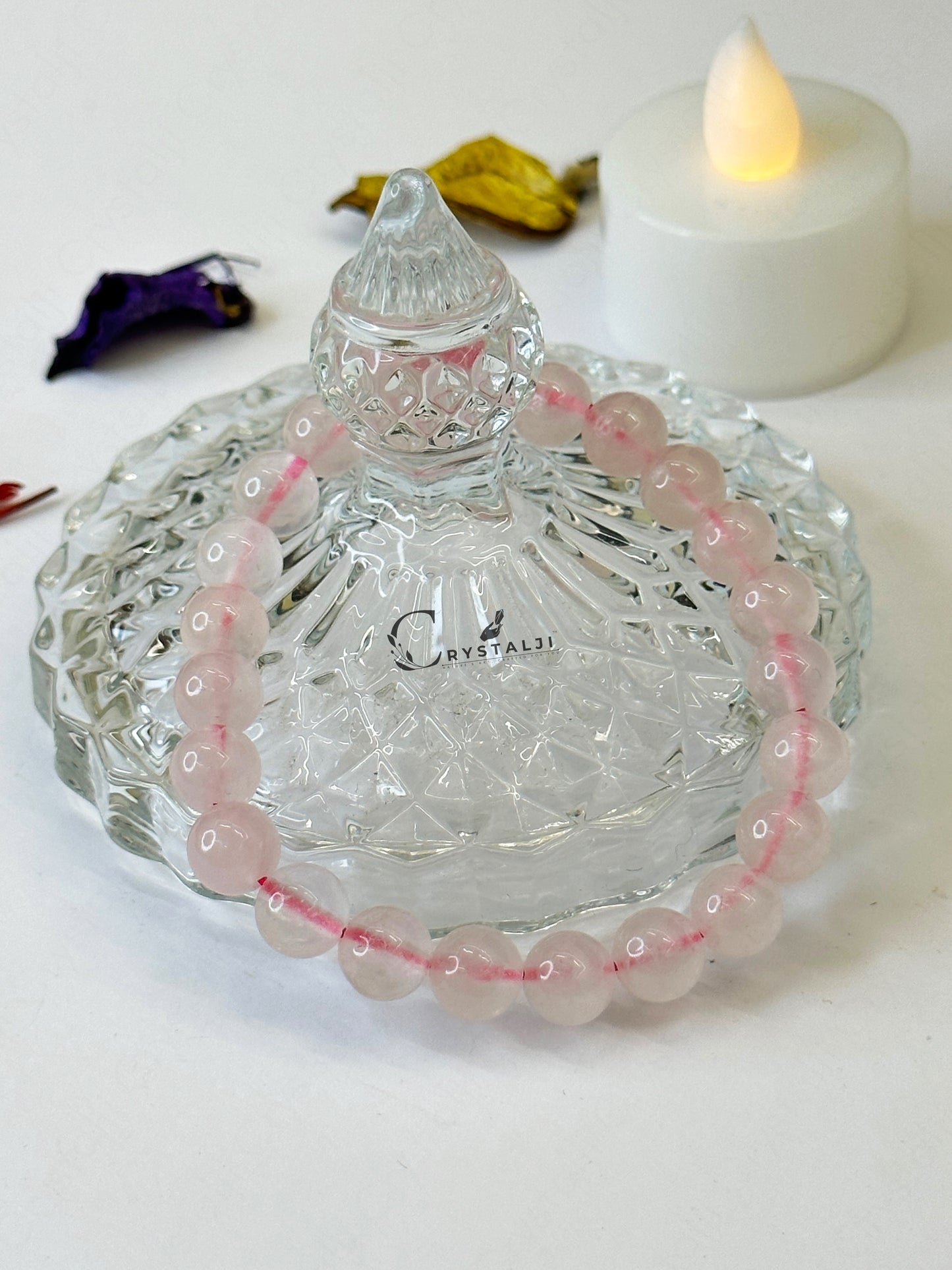 Rose Quartz Natural Bracelet (Love, Peace & Harmony)