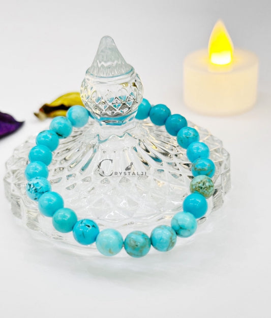 Turquoise Bracelet 8MM (Psychic Gifts & Strengthening Body Defence)