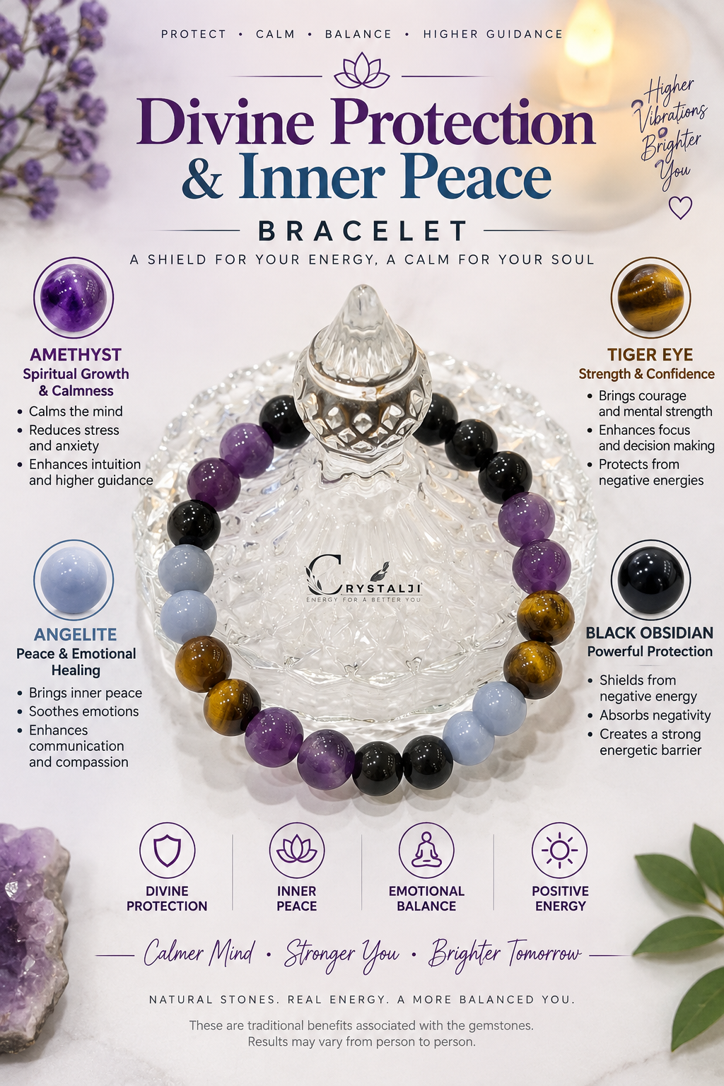 Divine Protection & Inner Peace Bracelet